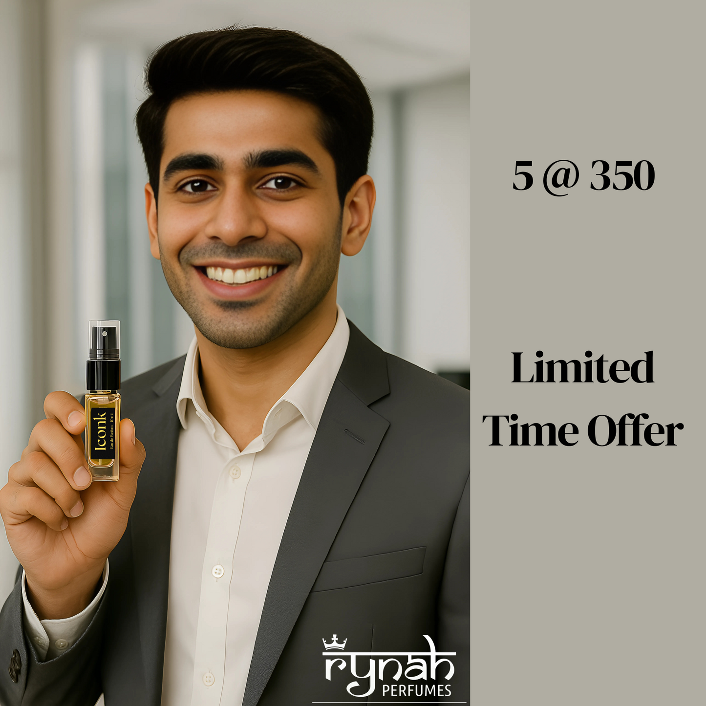 1) Mini Perfume Set - Men - 5 x 10 ml