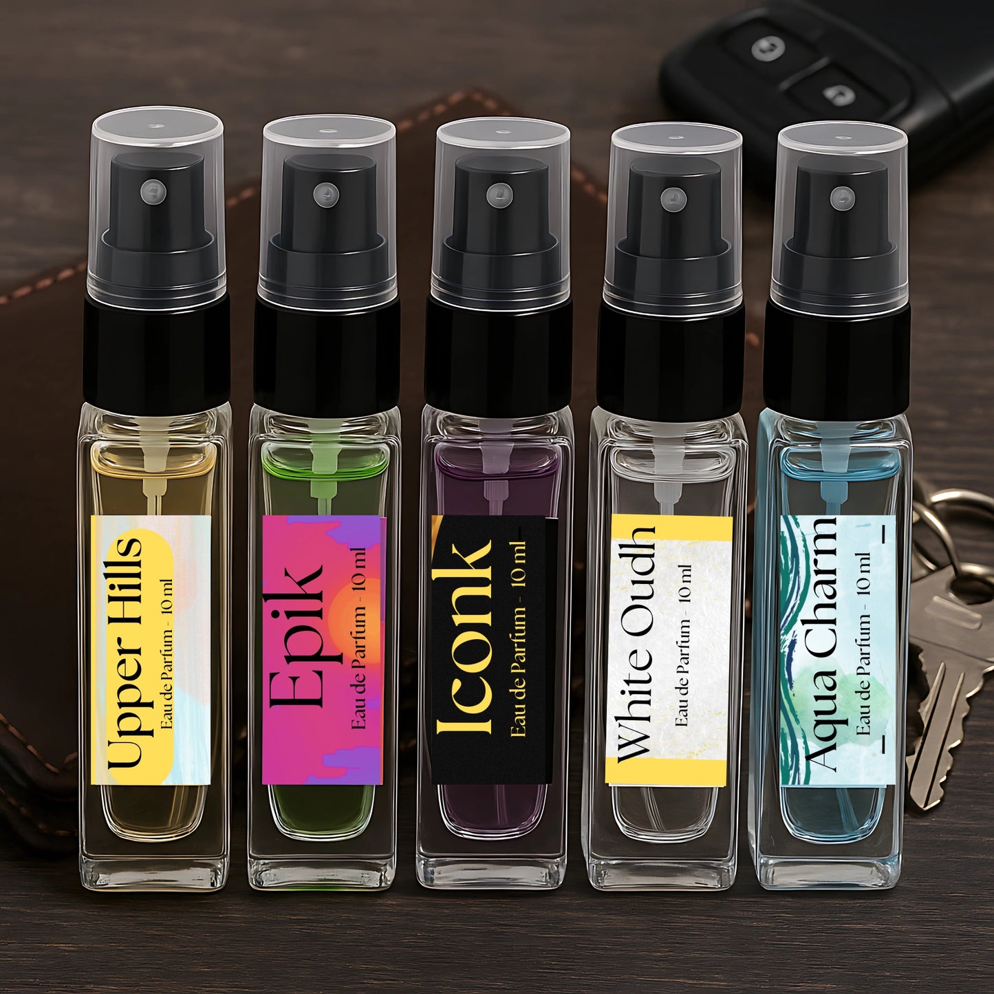 1) Mini Perfume Set - Men - 5 x 10 ml