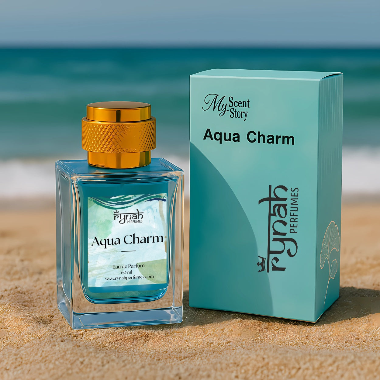 2) Aqua Charm - 60 ml - Men's Perfume.