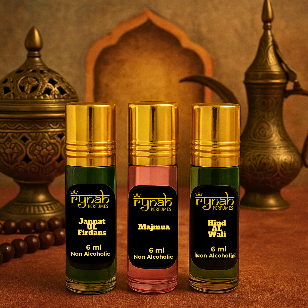 Attar Set - Arabic - 3 x 6 ml (Best Arabic Attar set)