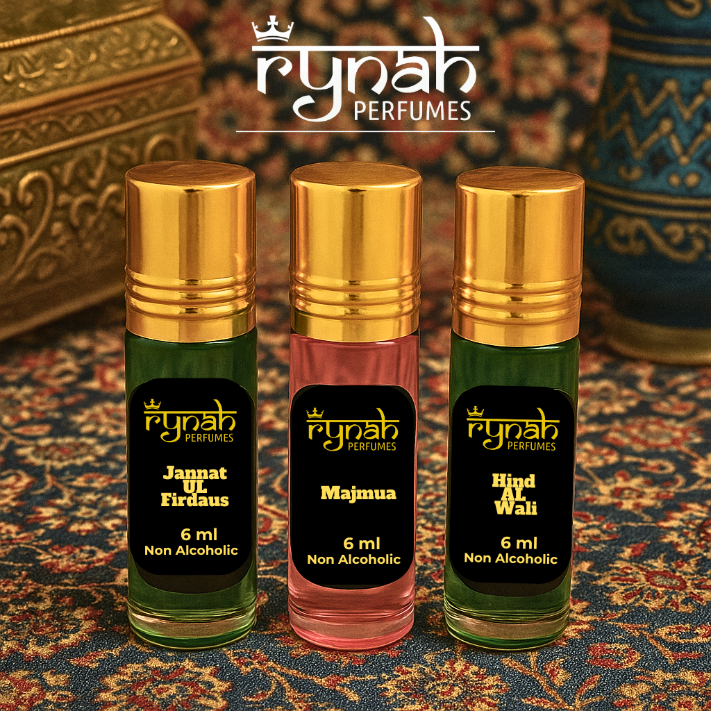 Attar Set - Arabic - 3 x 6 ml (Best Arabic Attar set)