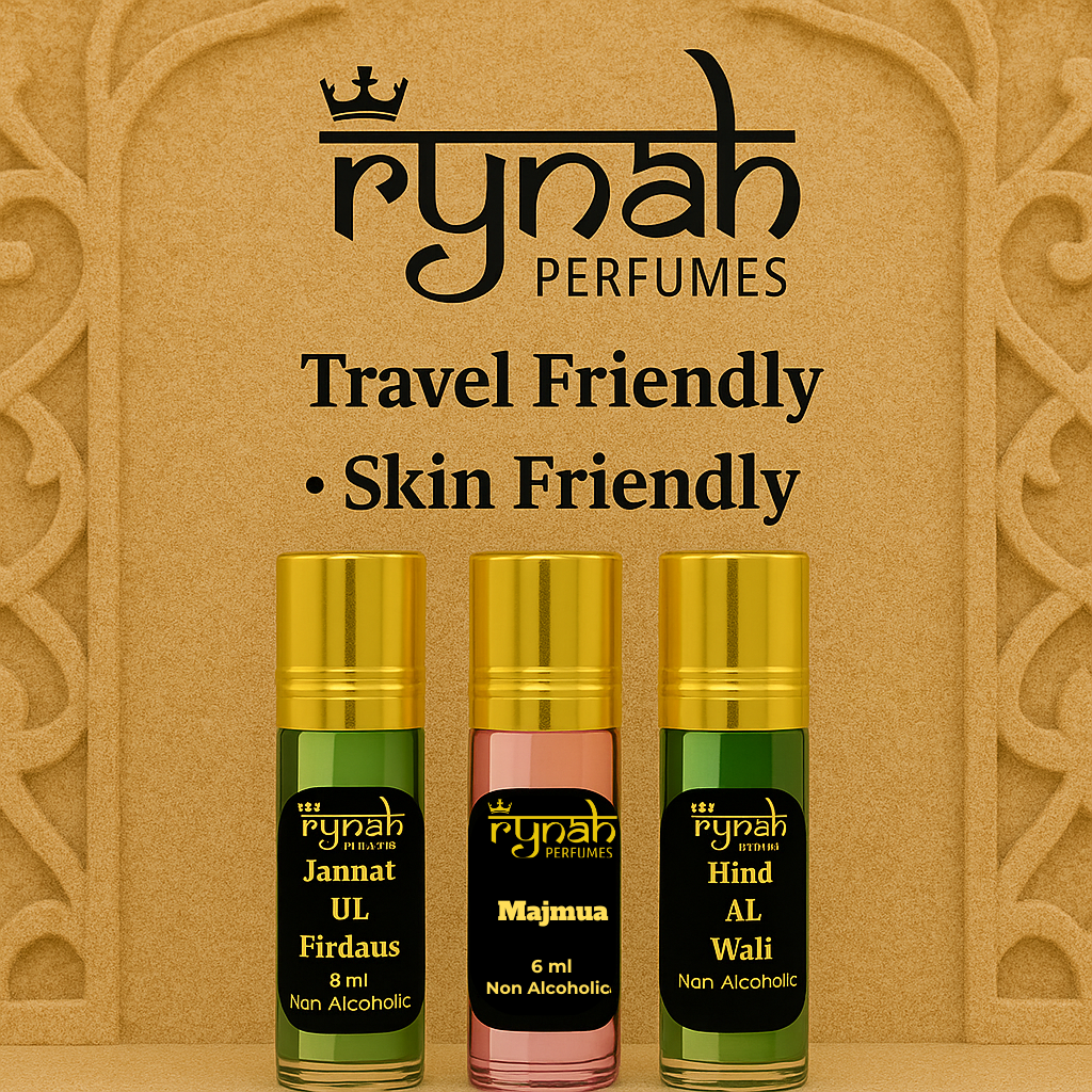 Attar Set - Arabic - 3 x 6 ml (Best Arabic Attar set)
