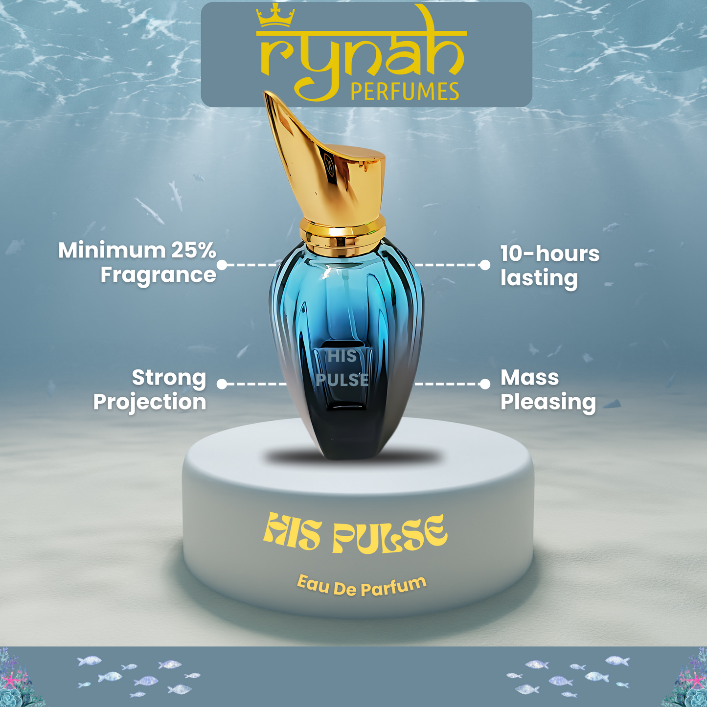 5) His Pulse - Luxury Perfume for Men