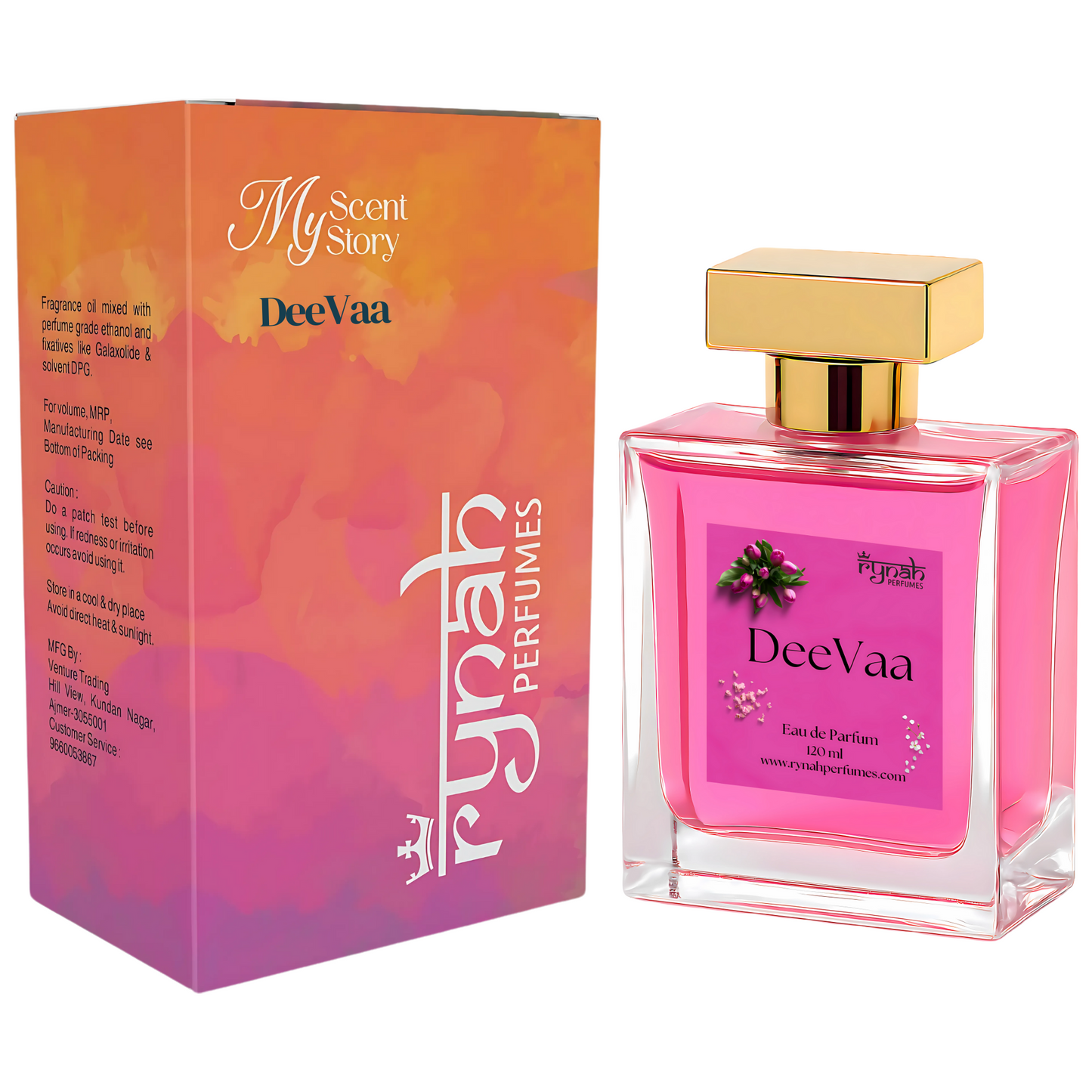 3) DeeVaa - 120 ml - Women Office Wear Perfume.