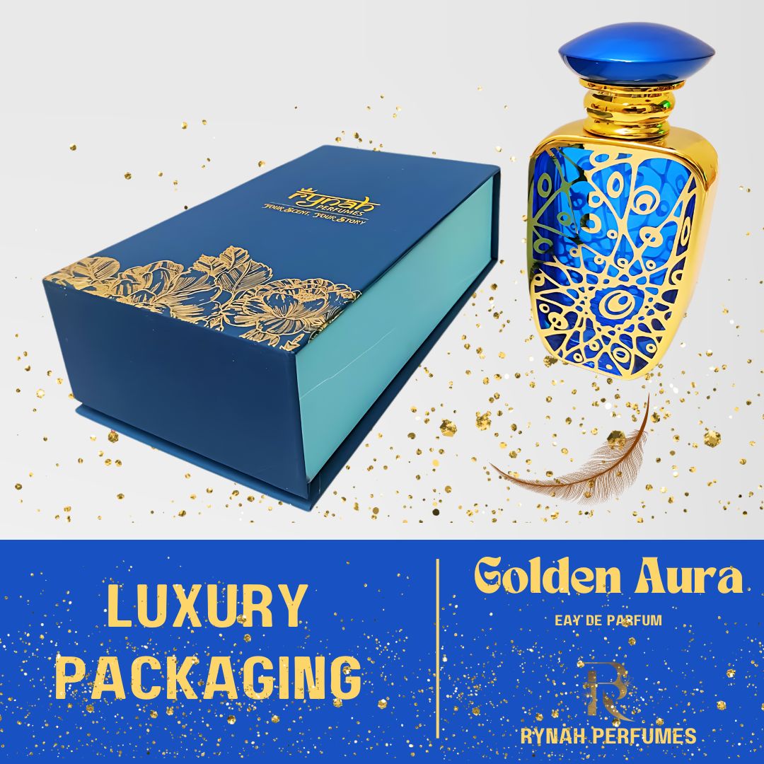 6) Golden Aura - Luxury Perfume for Men