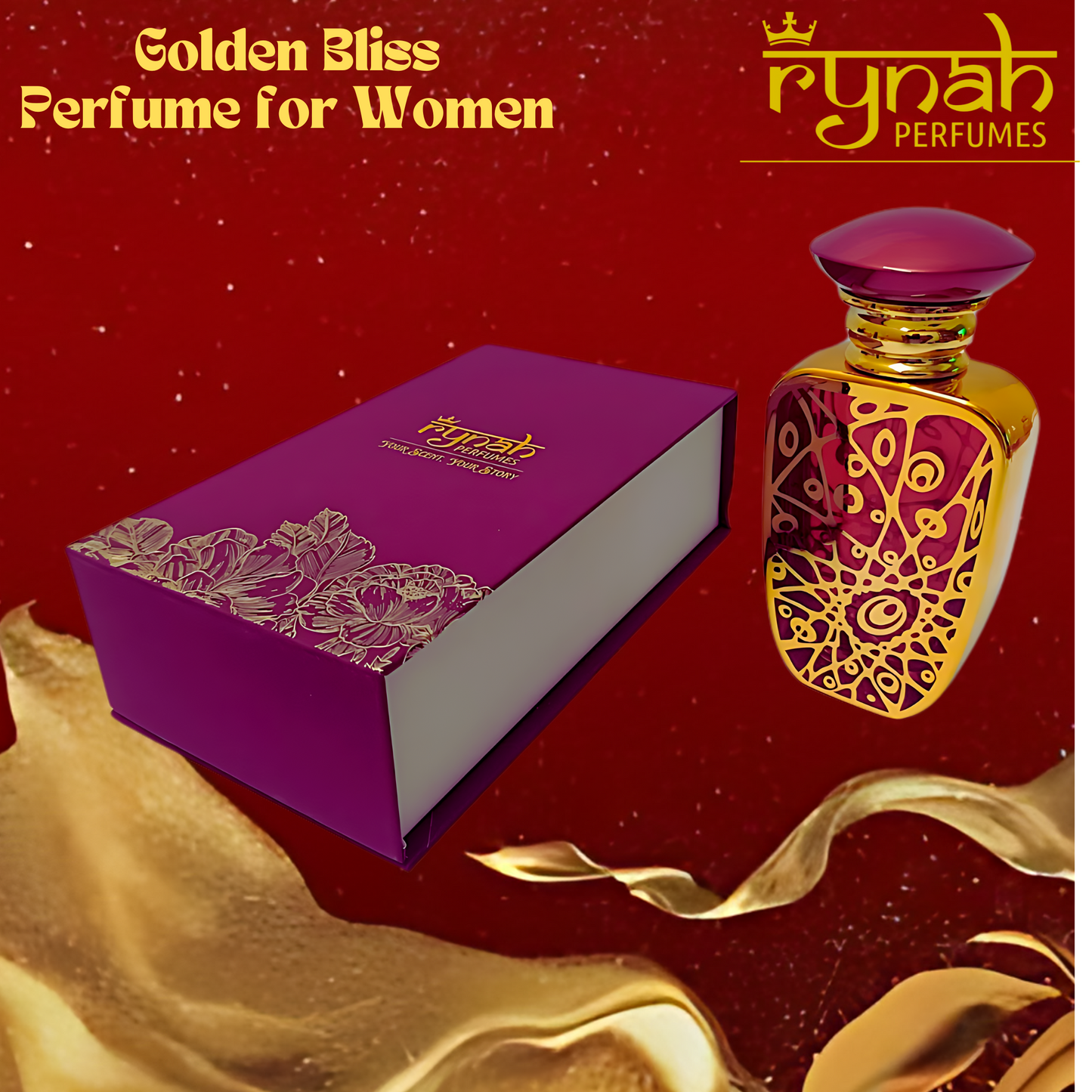 6) Golden Bliss - Luxury Perfume for Women