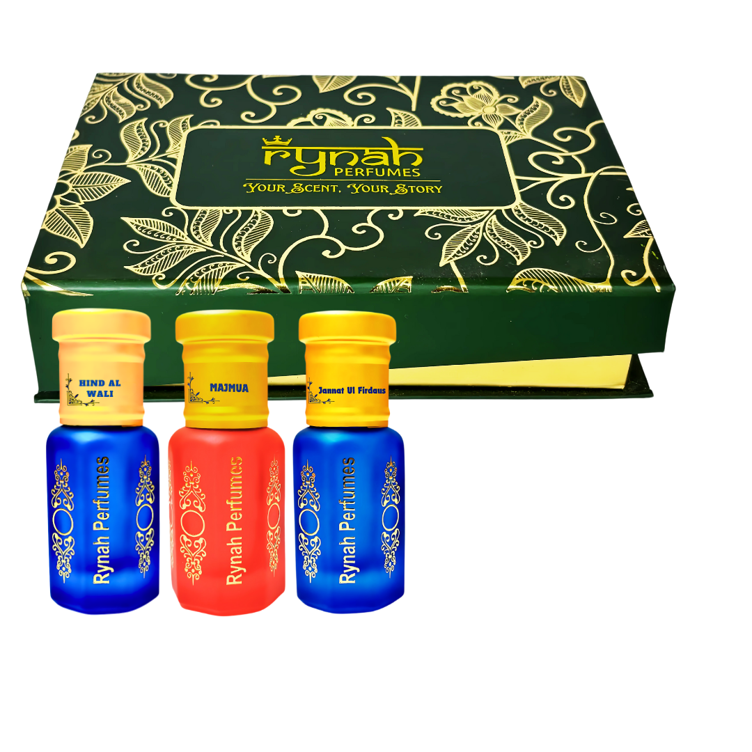 Attar - Luxury Gift Set - Arabic - 3 x 6 ml (Best Attar Gift set)