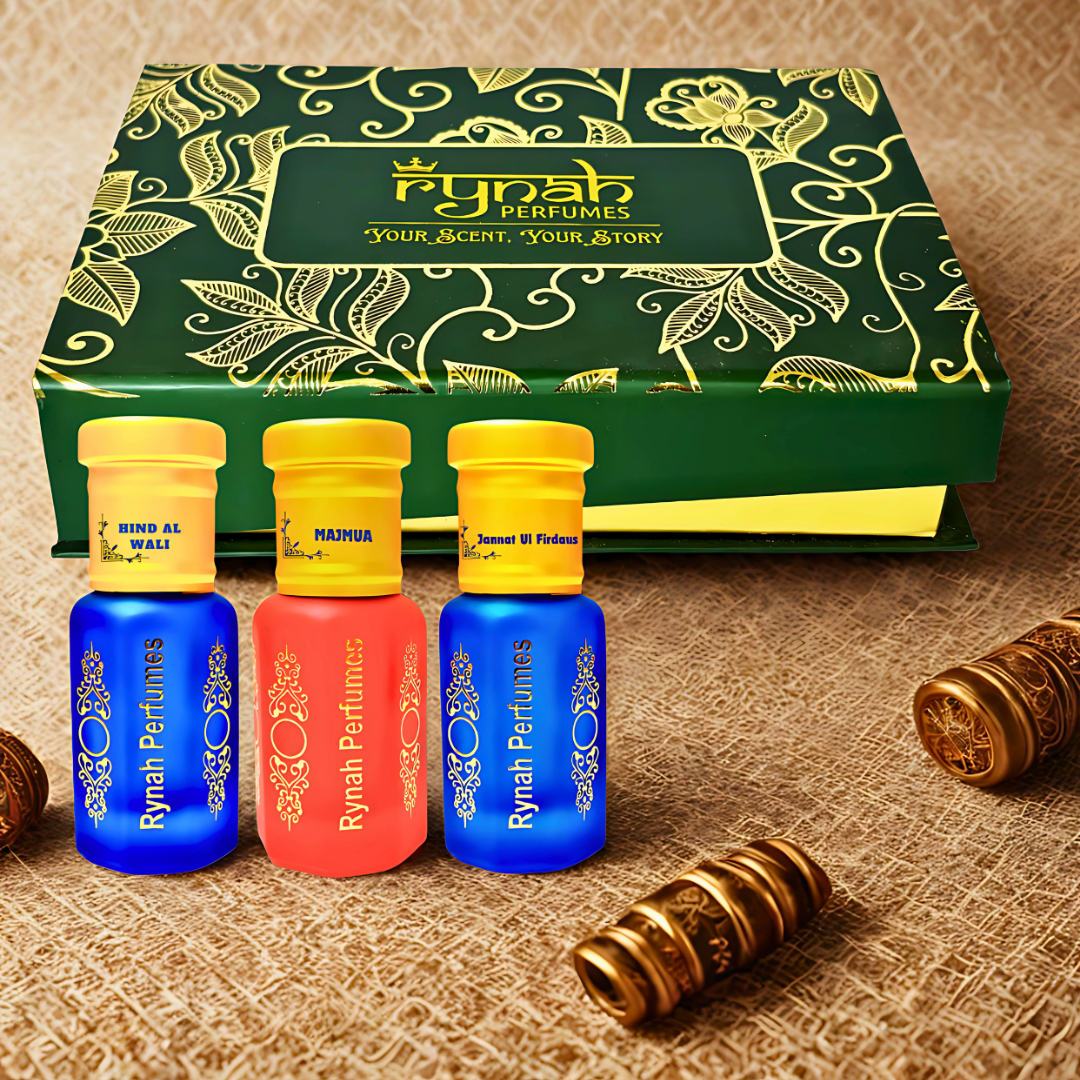 Attar - Luxury Gift Set - Arabic - 3 x 6 ml (Best Attar Gift set)