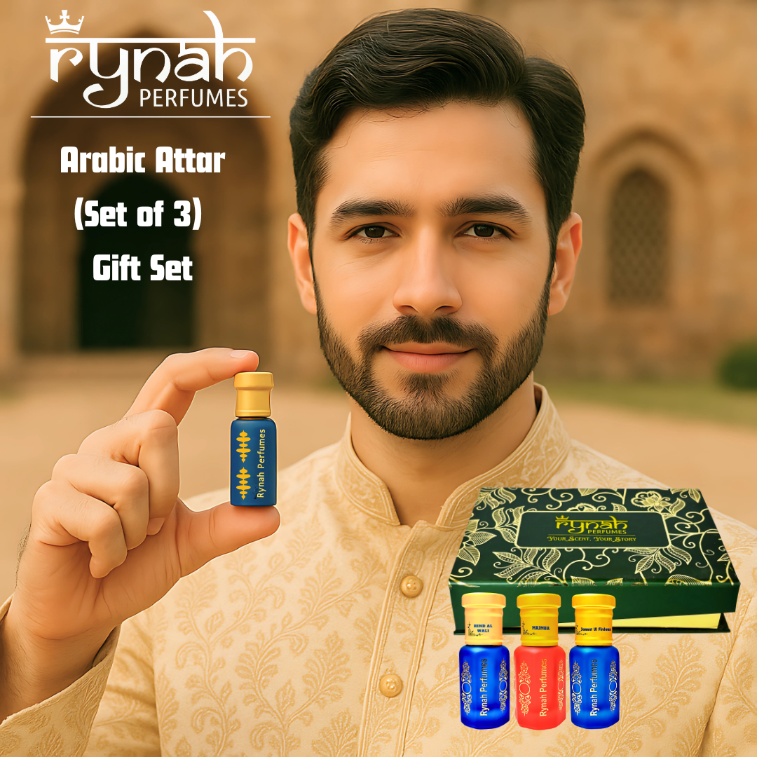 Attar - Luxury Gift Set - Arabic - 3 x 6 ml (Best Attar Gift set)