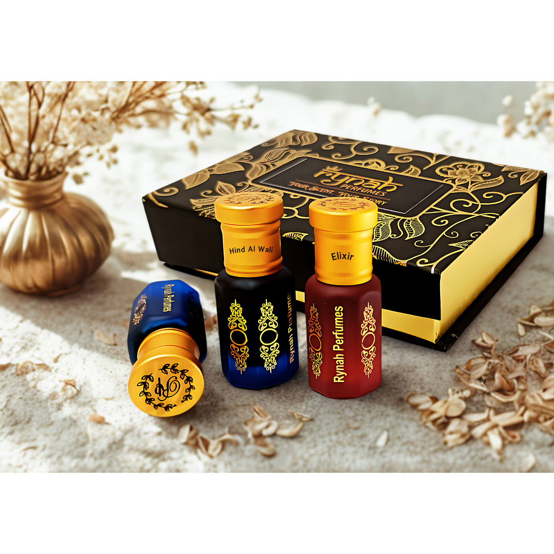Attar - Luxury Gift Set - Men - 3 x 6 ml (Best selling Attar Gift Set)