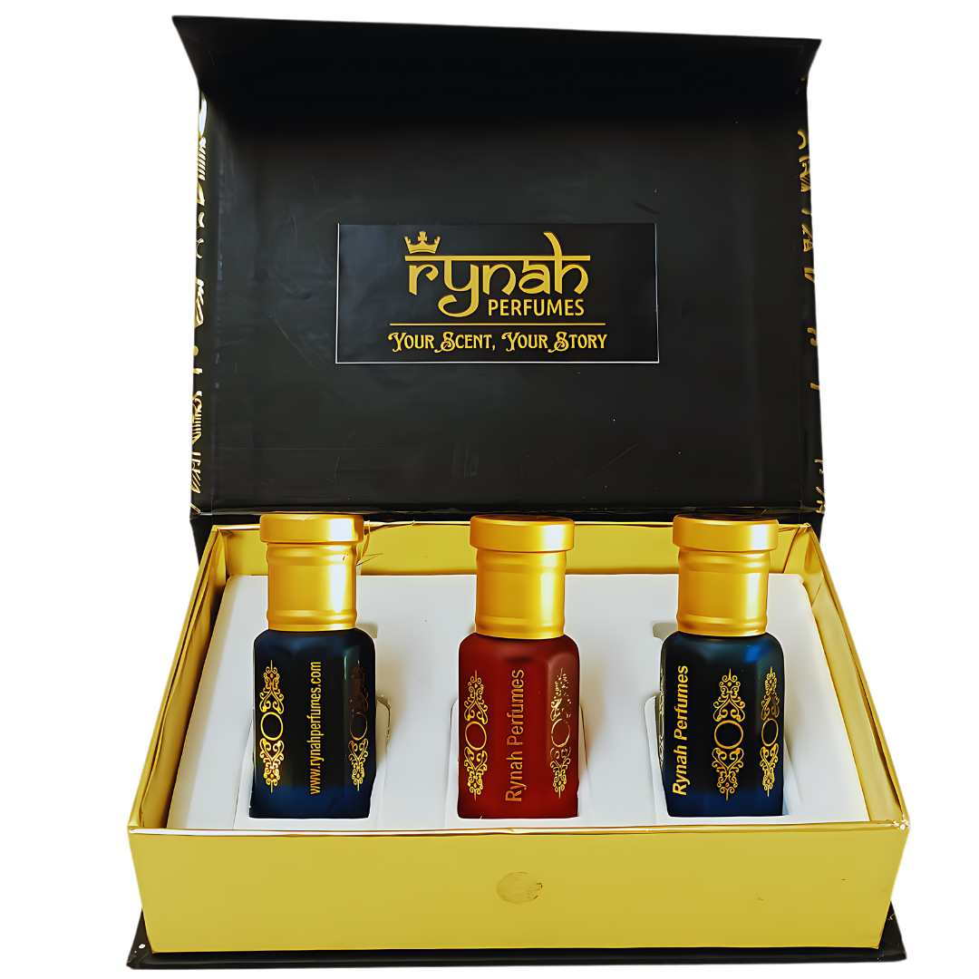 Attar - Luxury Gift Set - Men - 3 x 6 ml (Best selling Attar Gift Set)