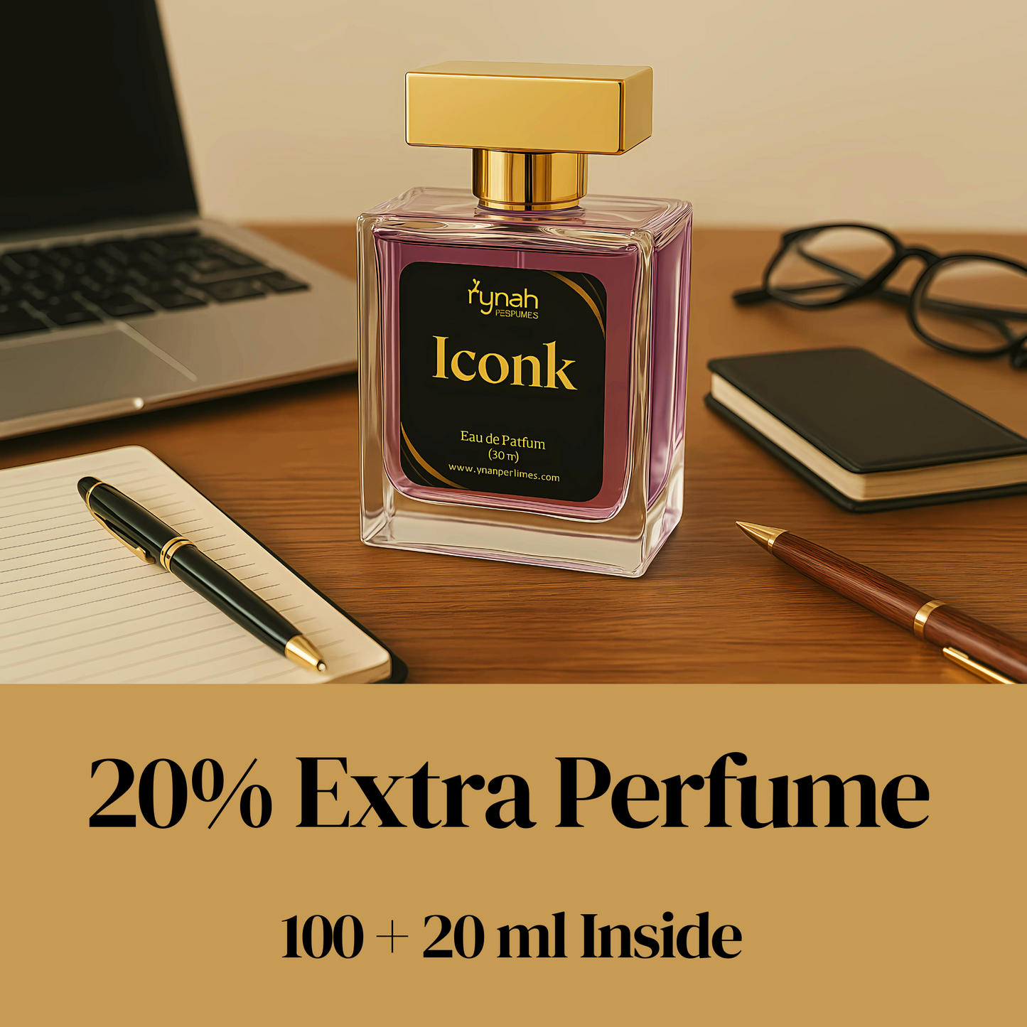3) Iconk - 120 ml -Men's Office Wear Perfume.