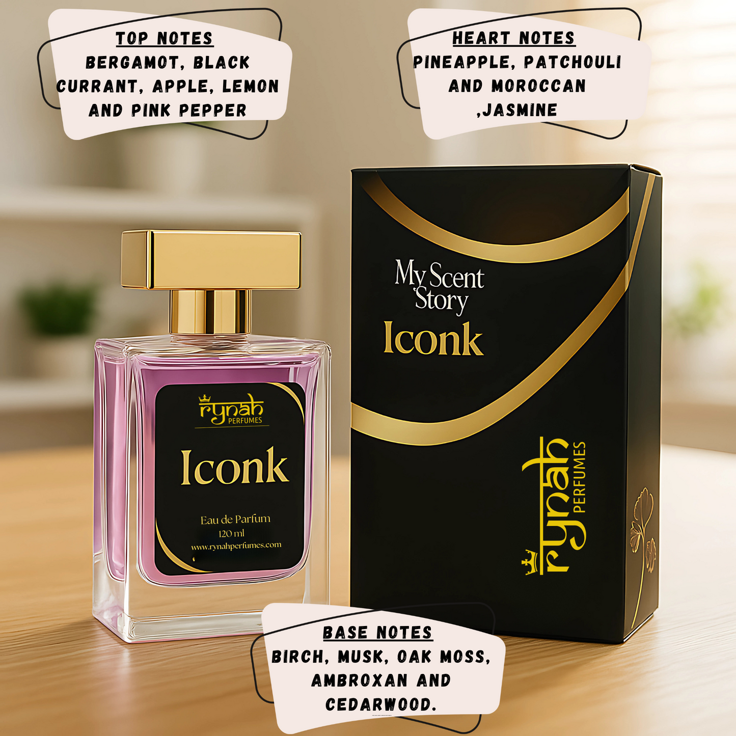 3) Iconk - 120 ml -Men's Office Wear Perfume.