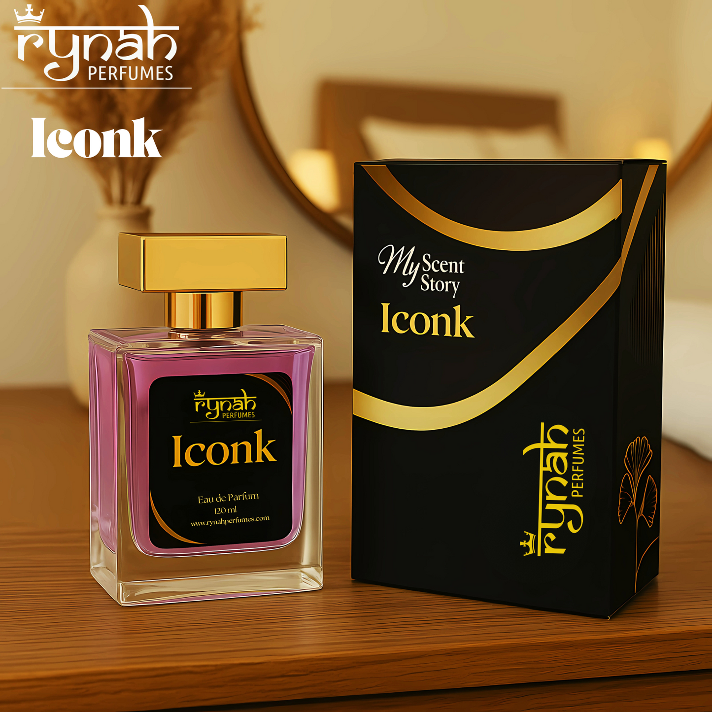 3) Iconk - 120 ml -Men's Office Wear Perfume.