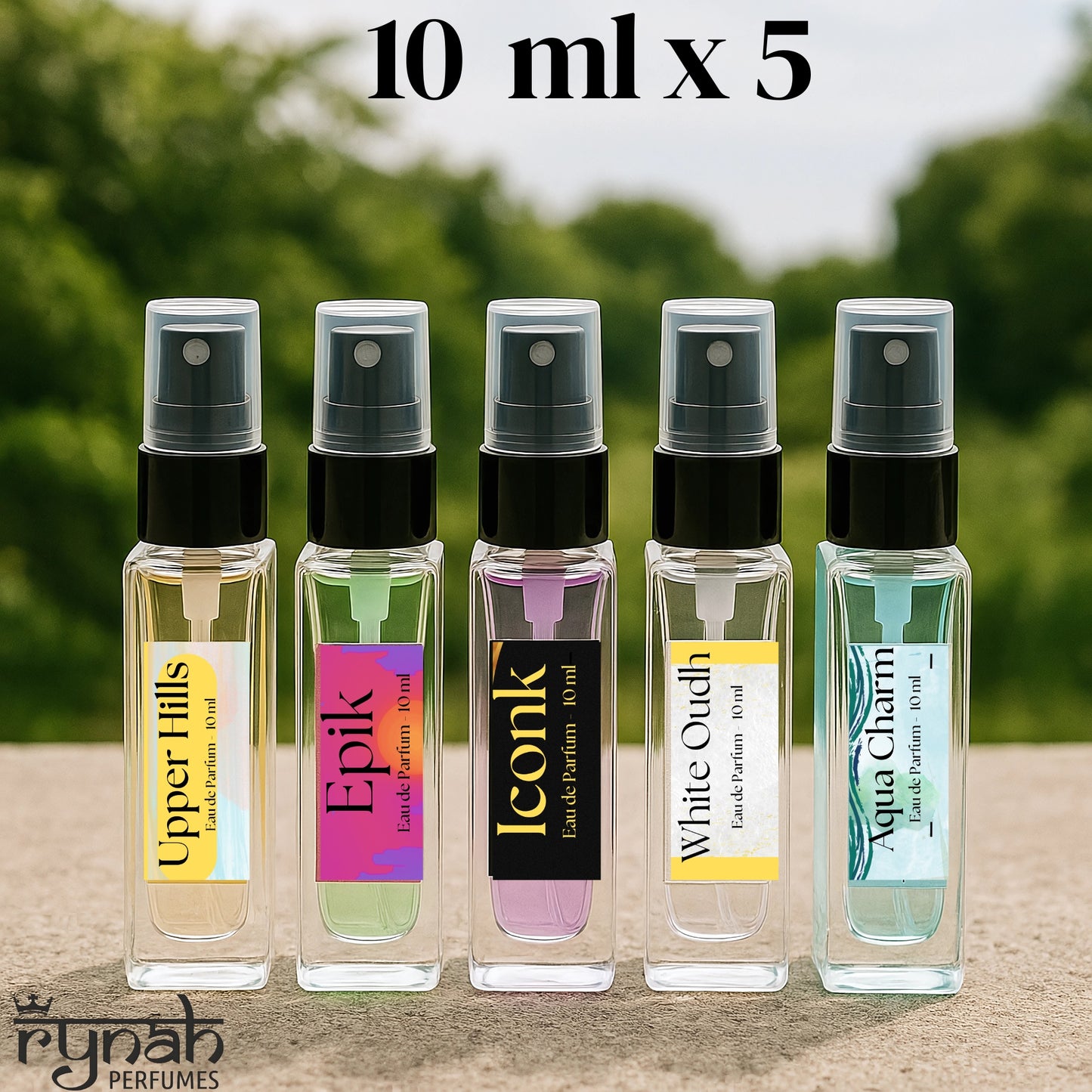 1) Mini Perfume Set - Men - 5 x 10 ml