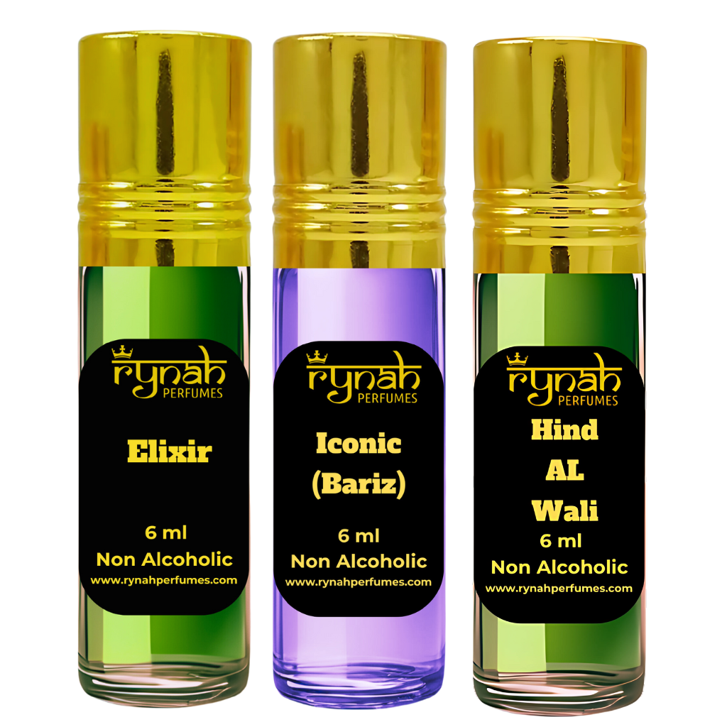 Attar Set - Men - 3 x 6 ml (Best selling Men's Attar Set)