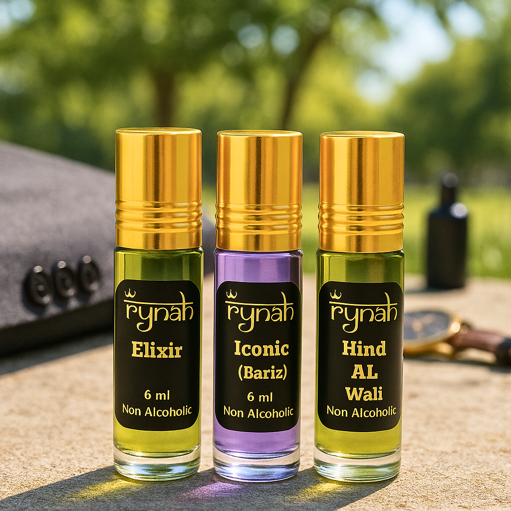 Attar Set - Men - 3 x 6 ml (Best selling Men's Attar Set)