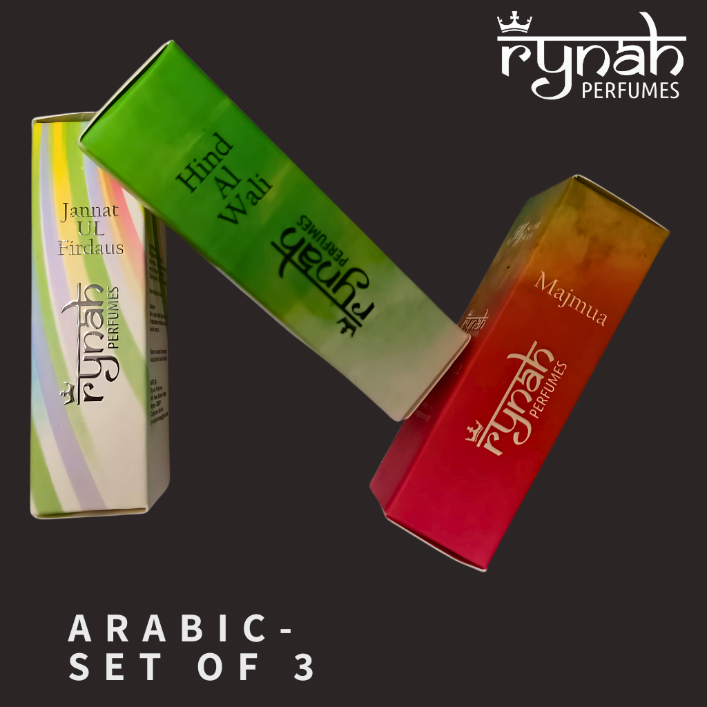 Attar Set - Men - 3 x 6 ml (Best selling Men's Attar Set)