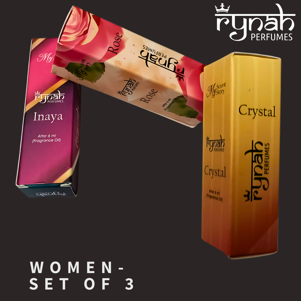Attar Set - Women - 3 x 6 ml