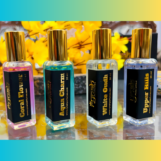 9)  4 x 20ml Perfume Gift set