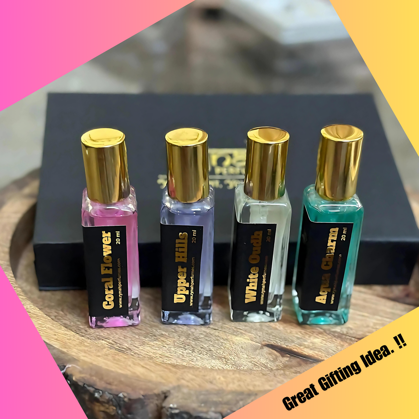 9)  4 x 20ml Perfume Gift set