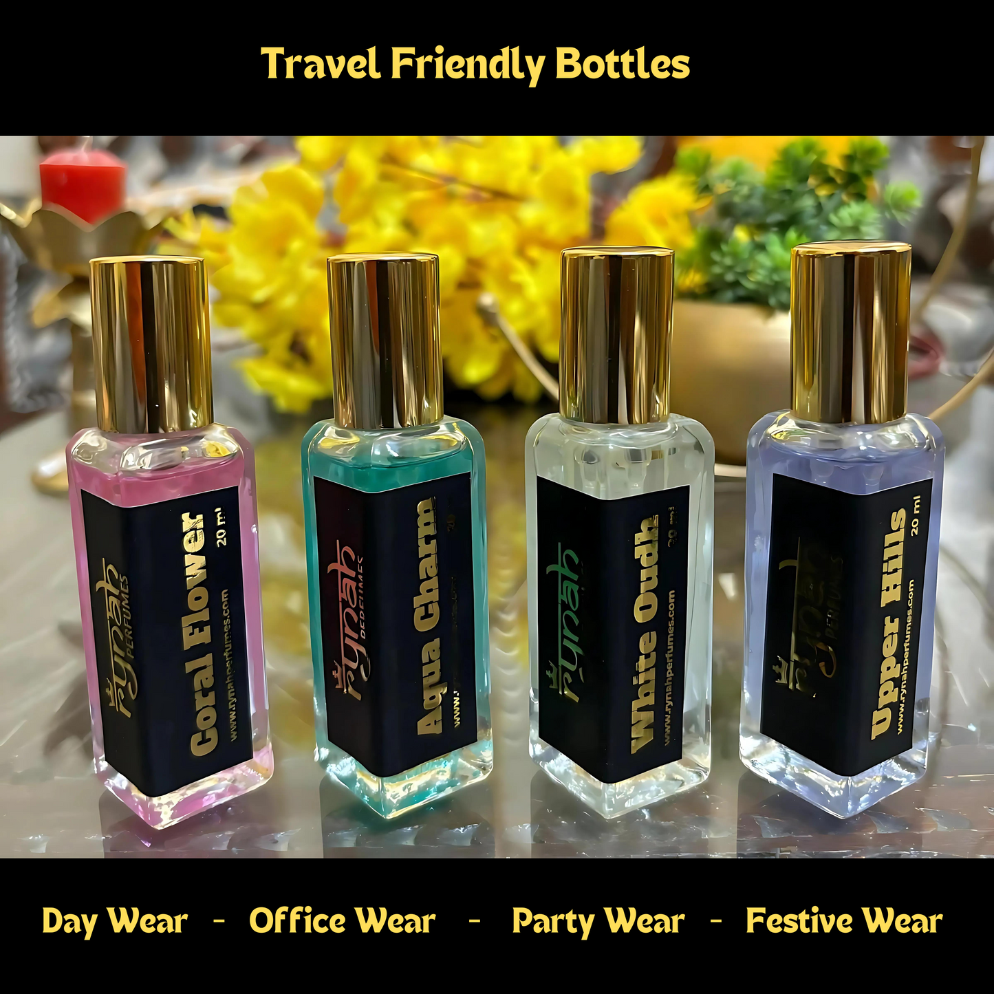 9)  4 x 20ml Perfume Gift set