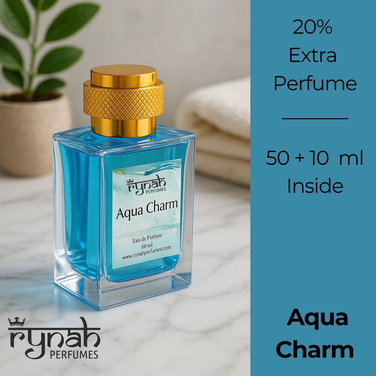2)  Aqua Charm - 60 ml - Men's Perfume.