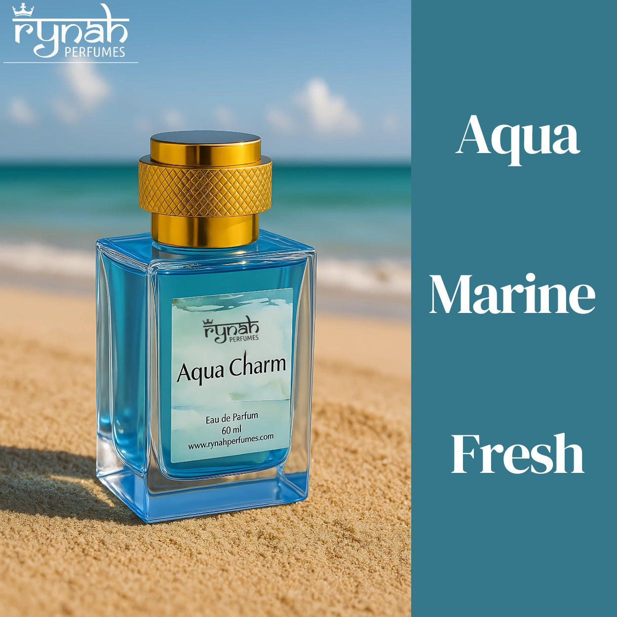 2)  Aqua Charm - 60 ml - Men's Perfume.