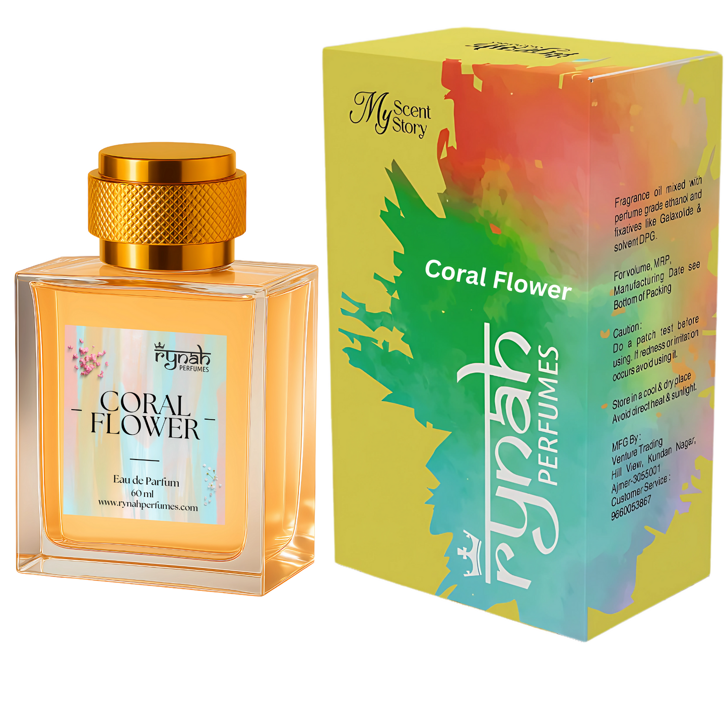 2)  Coral Flower - 60 ml - Women's Perfume