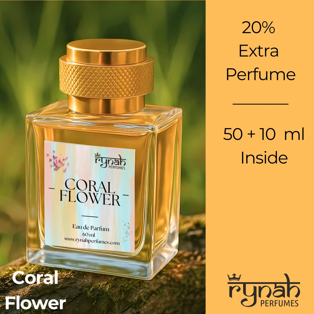 2)  Coral Flower - 60 ml - Women's Perfume