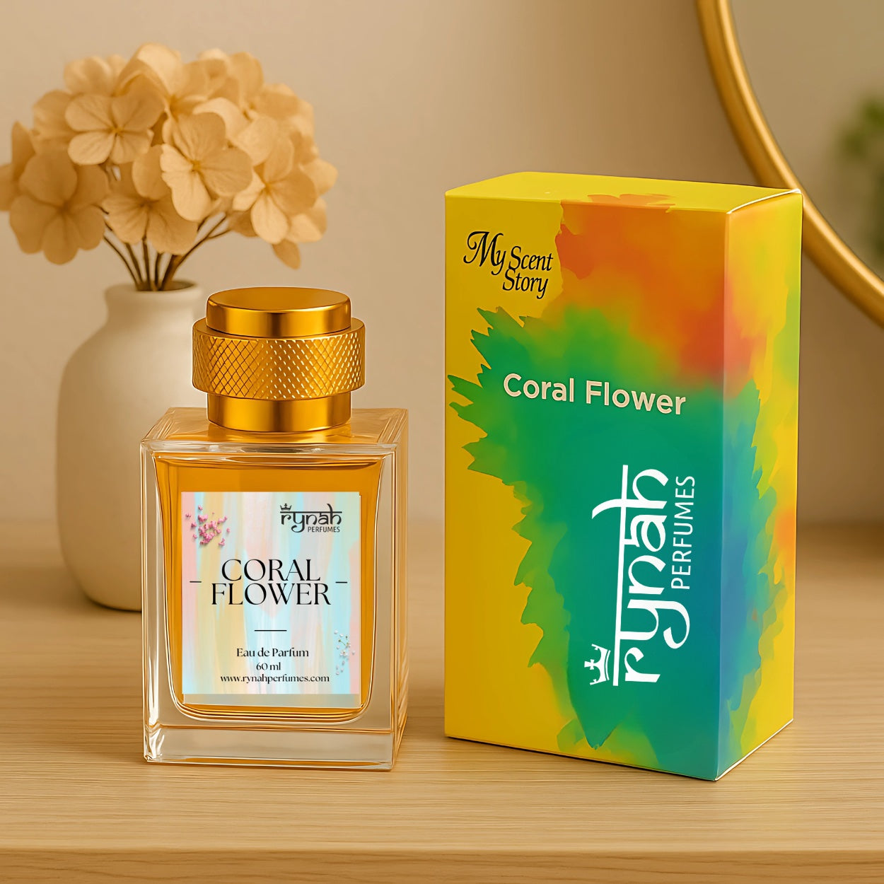 2)  Coral Flower - 60 ml - Women's Perfume