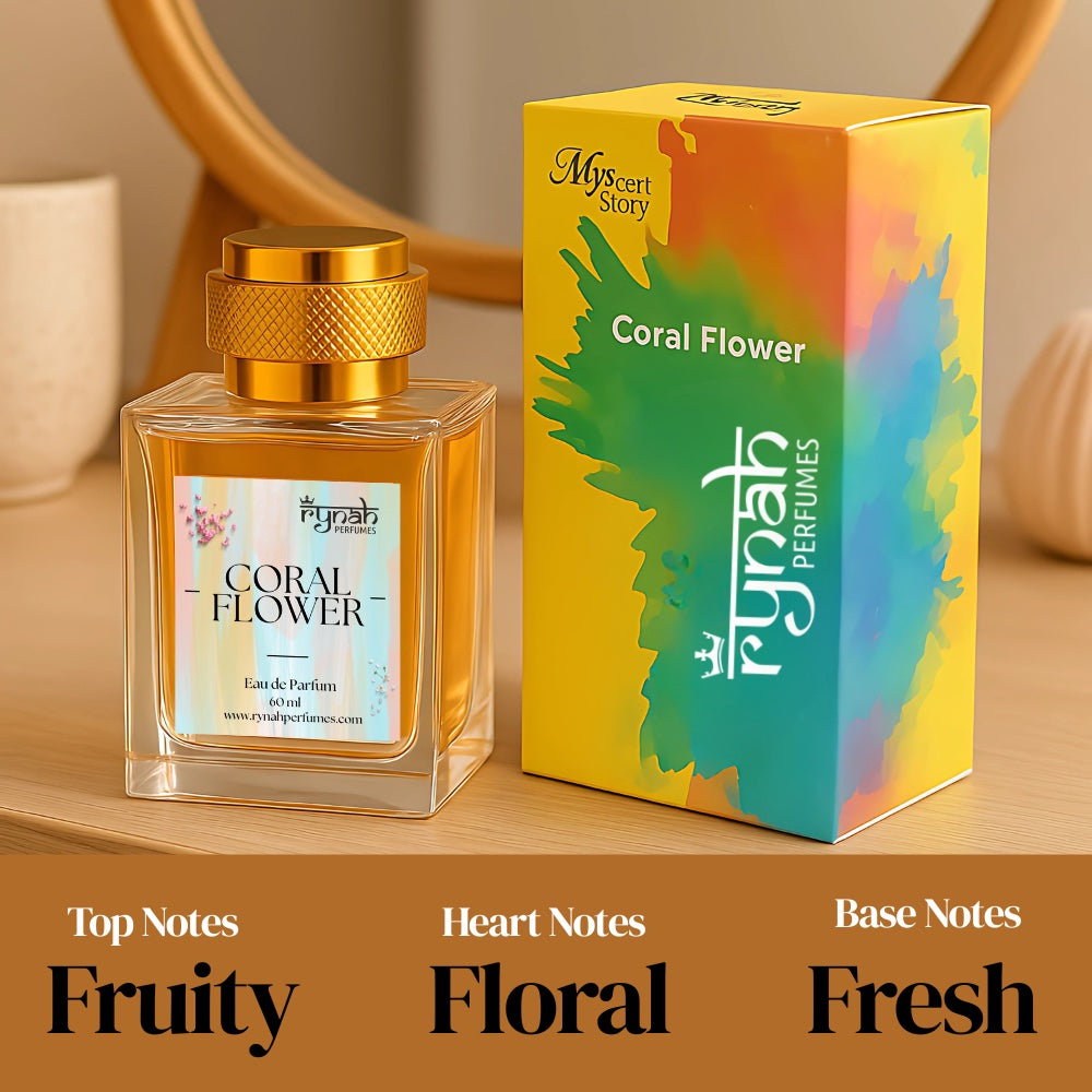 2)  Coral Flower - 60 ml - Women's Perfume