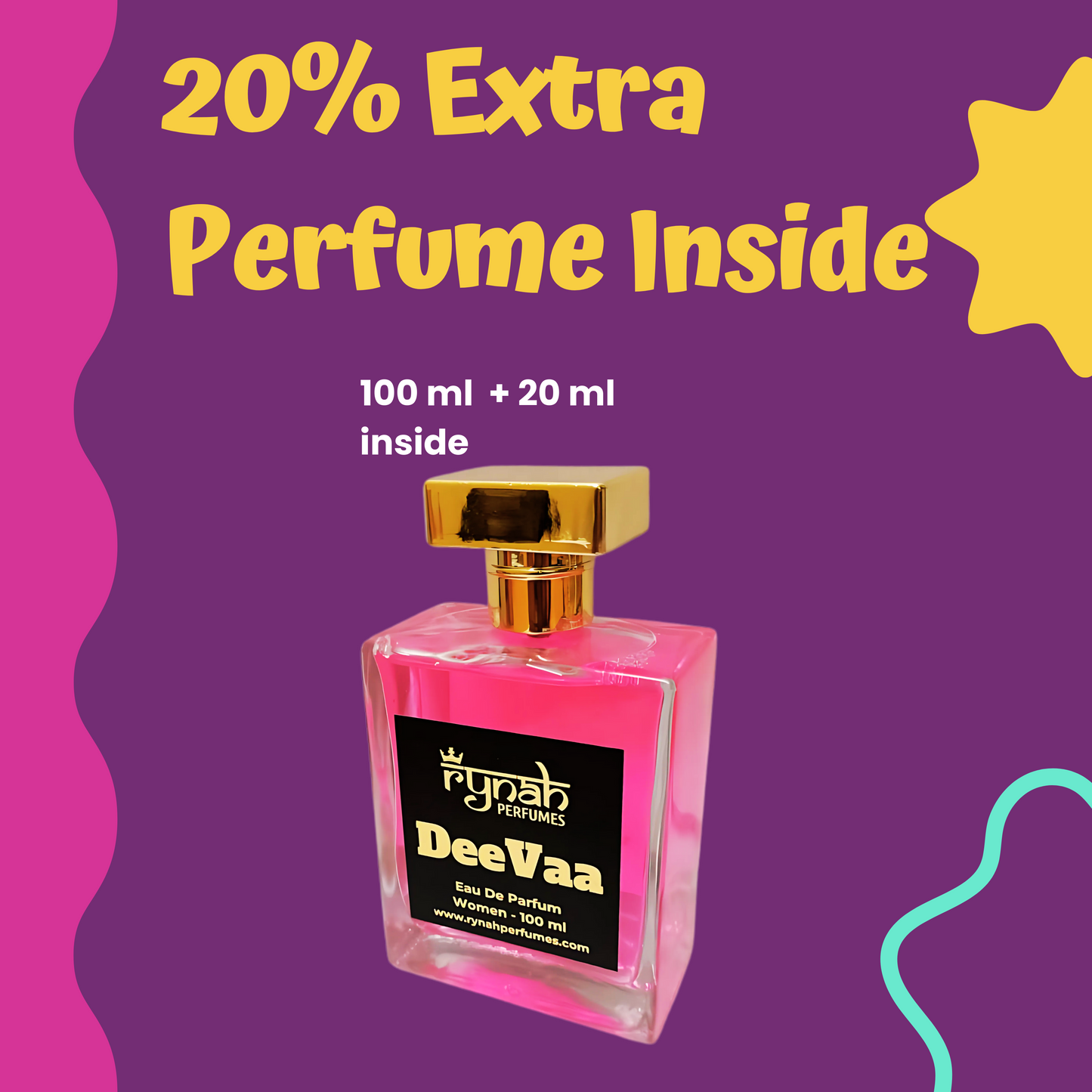 3)  DeeVaa - (100+20) ml - Inspired by Gµcci Fl0ra - Perfume for Women