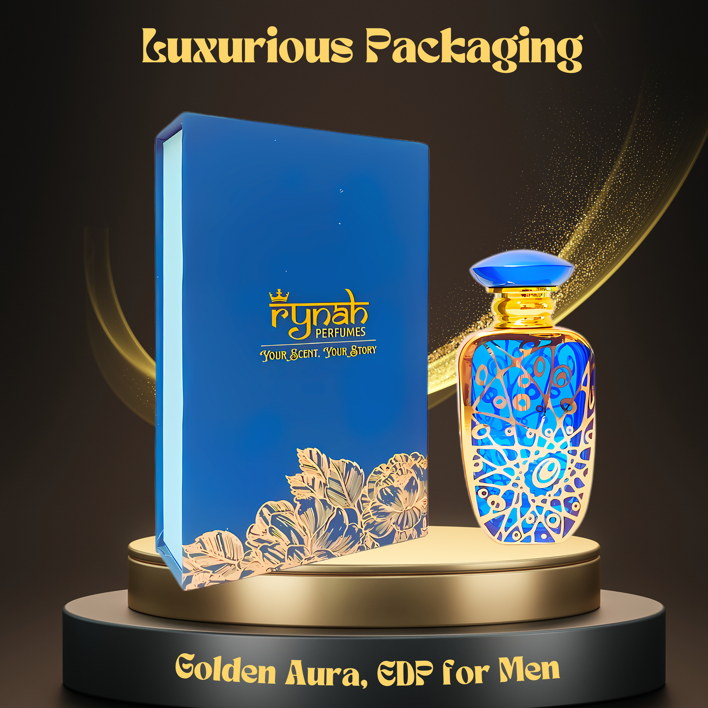 5)  Golden Aura - Inspired by New Y0rk 5th Av3nu3 - Unisex perfume for Men Women