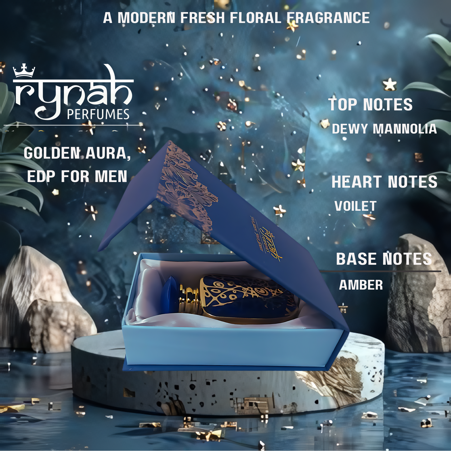 5)  Golden Aura - Inspired by New Y0rk 5th Av3nu3 - Unisex perfume for Men Women