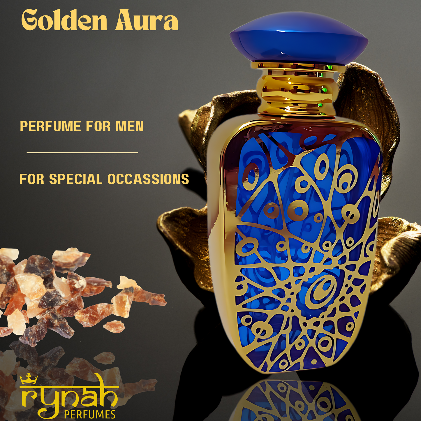 5)  Golden Aura - Inspired by New Y0rk 5th Av3nu3 - Unisex perfume for Men Women