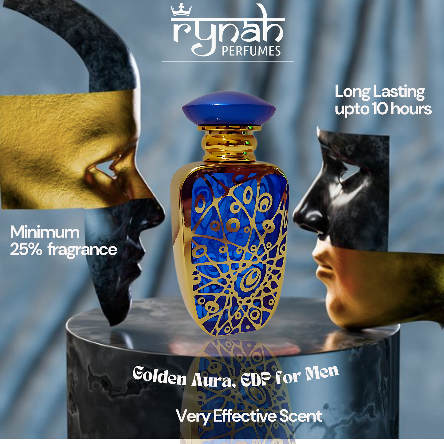 5)  Golden Aura - Inspired by New Y0rk 5th Av3nu3 - Unisex perfume for Men Women