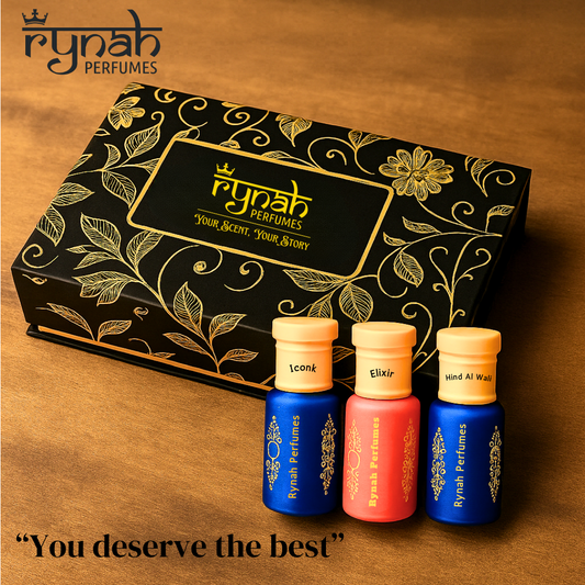 Attar - Luxury Gift Set - Men - 3 x 6 ml (Best selling Attar Gift Set)