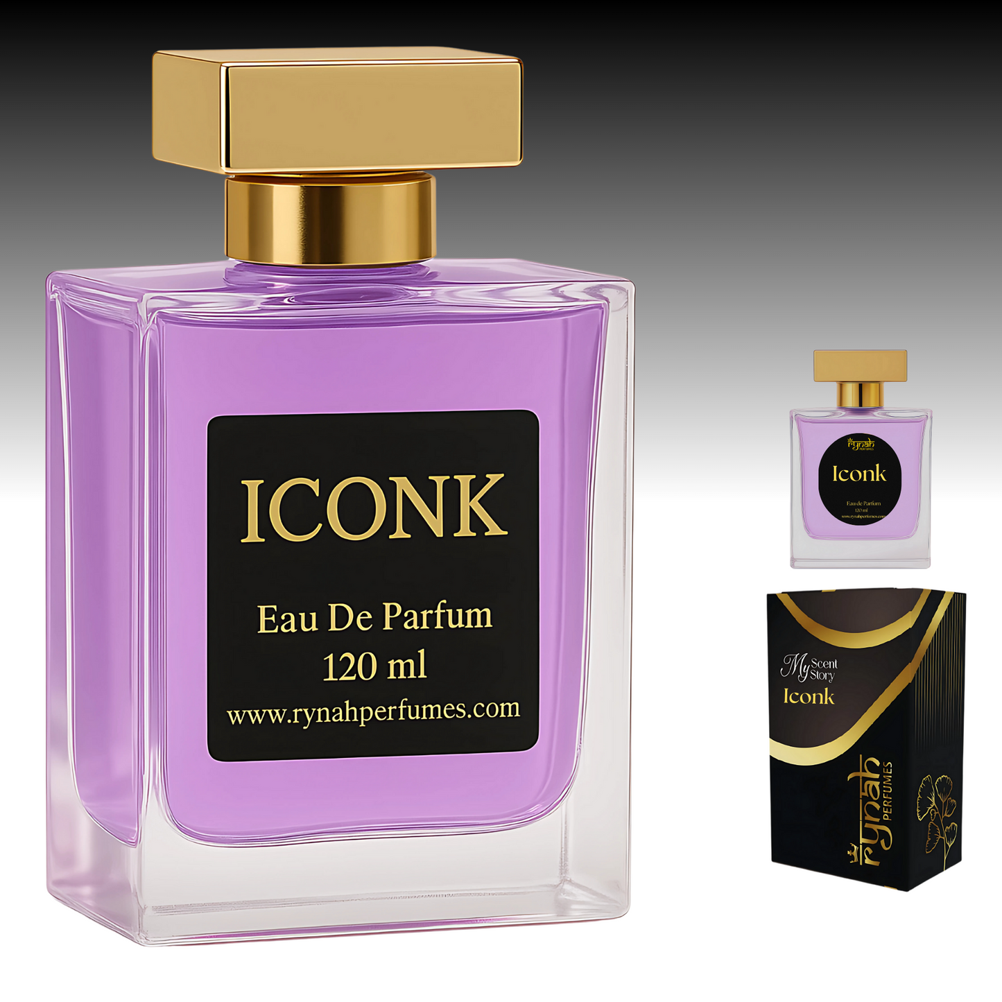 3)  Iconk - 120 ml -Men's  Office Wear Perfume.