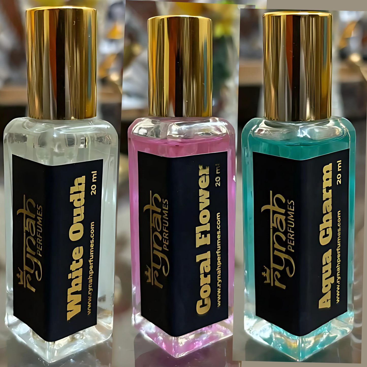 1)  5 pcs Perfume set of 20 ml